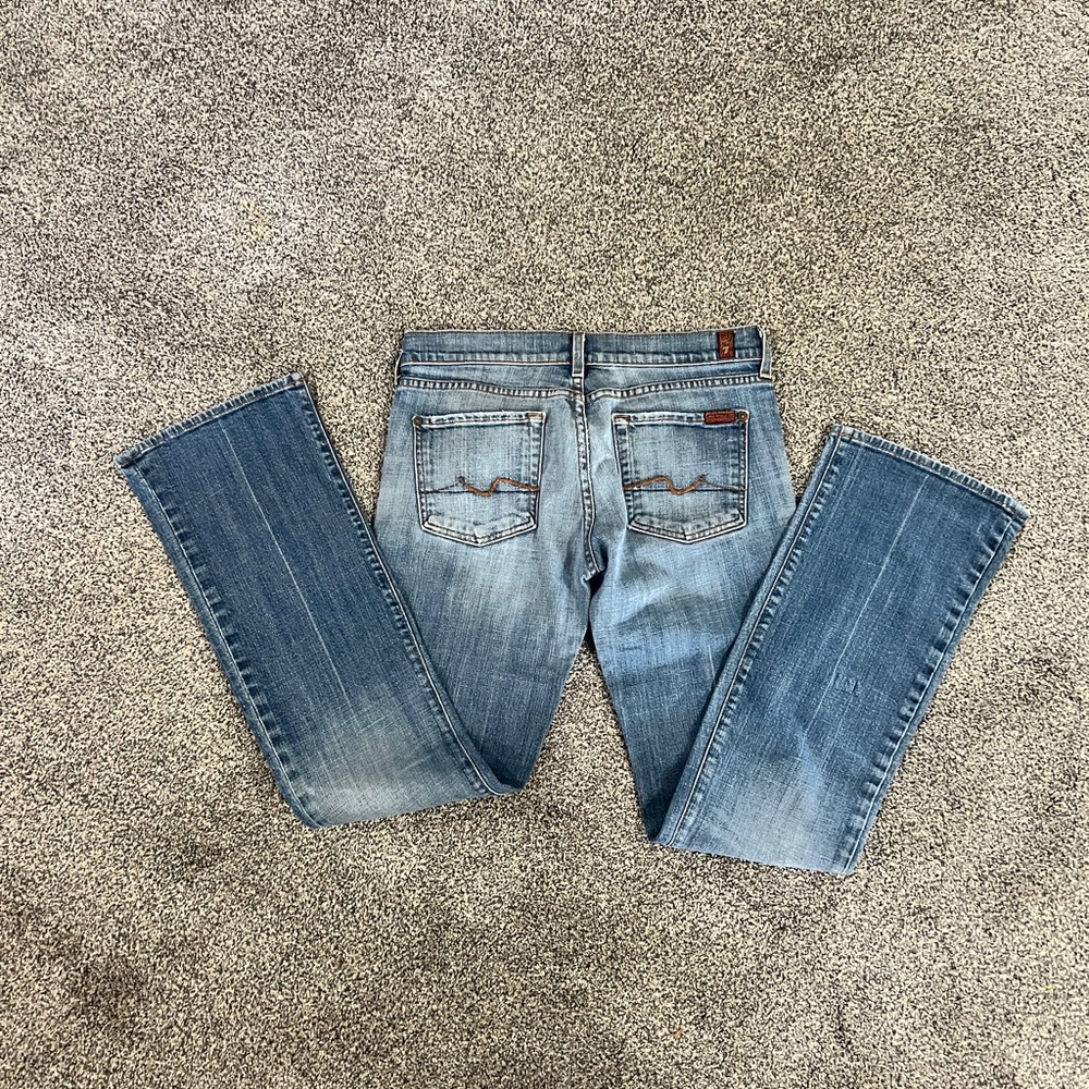 7 For All Mankind Jeans Boot Cut Low Rise Vintage 2000’s Style